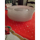 LOT ASSIETTES EN VERRE